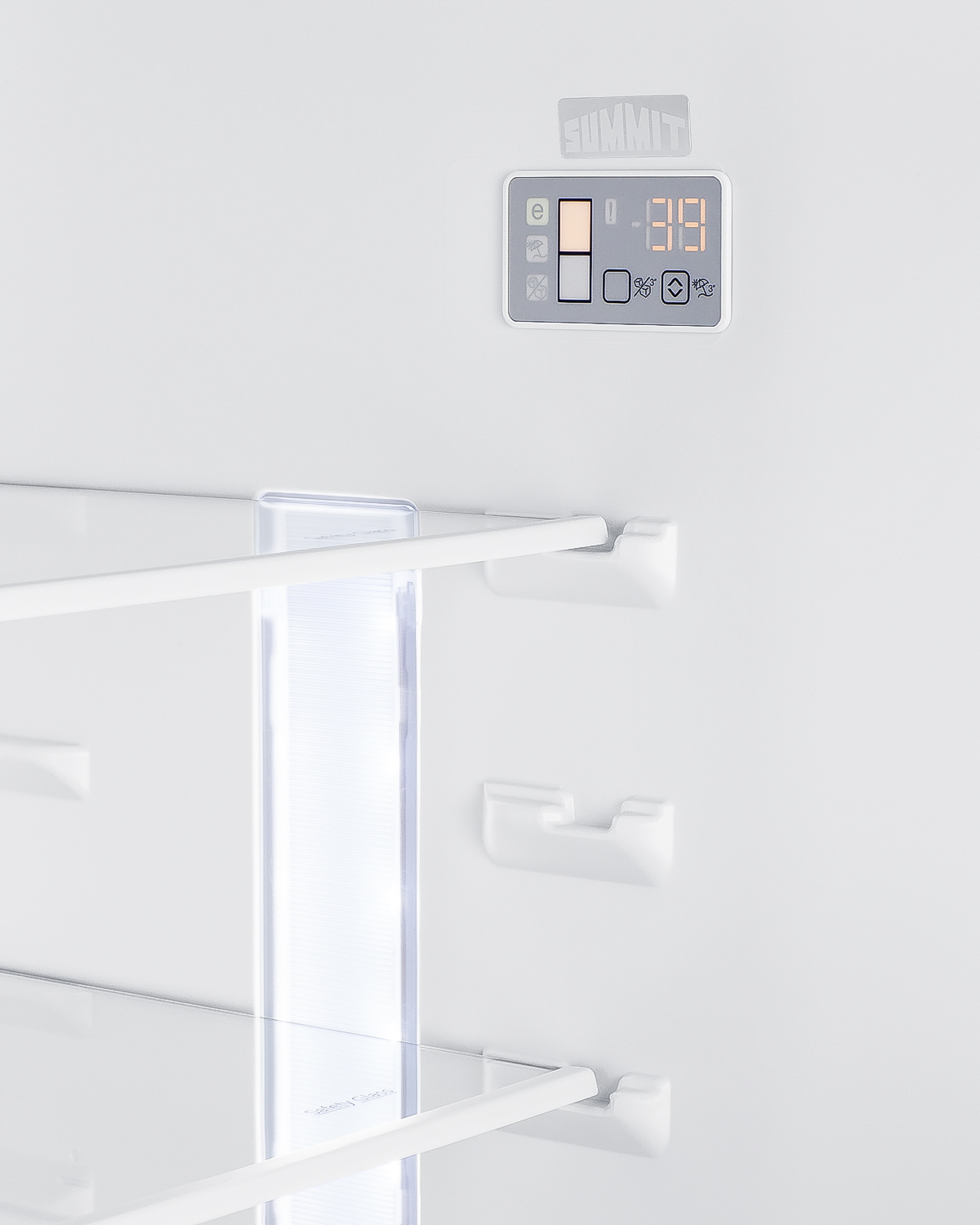 Frost-free ENERGY STAR certified bottom freezer refrigerator in stainless steel with digital controls